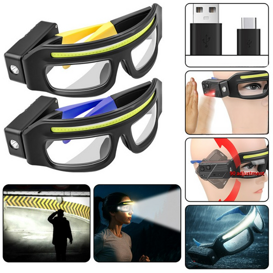 LED Headlight Glasses — Hands-Free Work Light